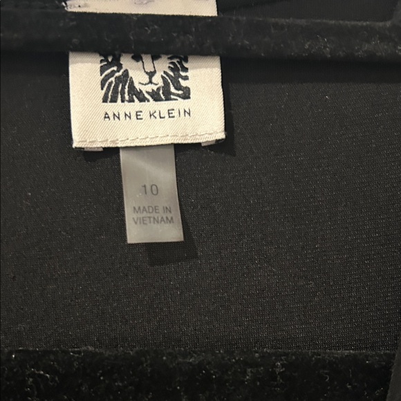 Anne Klein Classic Black Mini Dress - Picture 2 of 6
